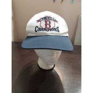 Vintage 1995 Boston Red Sox Snapback Hat 90s Mike Greenwell Autograph Signed